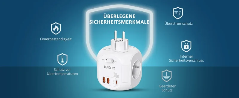 LENCENT USB Sockets dice Without Cable socket EU Socket Adapter Multiple socket EU Outlet Extender