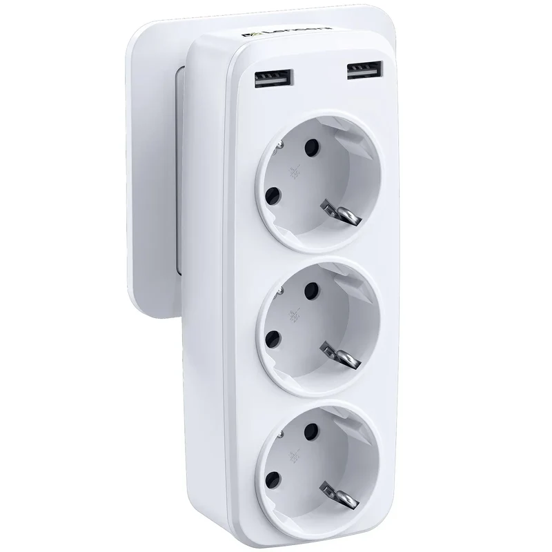 LENCENT USB Sockets dice Without Cable socket EU Socket Adapter Multiple socket EU Outlet Extender