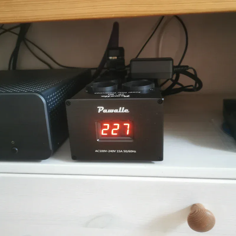 Pawalle Tp80 Audio Noise AC Power Filter Power Conditioner Power Purifier Surge Protection with EU Outlet Power Strip