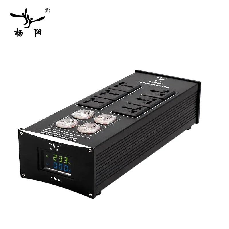HIFI Power Filter YY-460 Power Supply Socket Lightning Protection Audio power purifier, AC Power Conditioner, Power Filter
