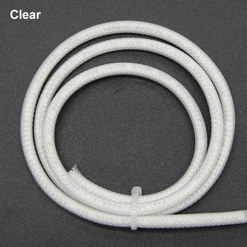 1-50M 2mm Insulated PET Braid Sleeves Sleeving High Density Cable Sheath Wrap Cable Protector Braid For Wires