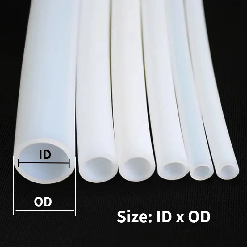1/3/5/10M Transparent PTFE Tube For 3D Printer Parts Pipe ID 0.8 1 2 2.5 3 4 5 6 7 8 10mm F46 Insulated Hose Rigid Pipe 600V 3KV