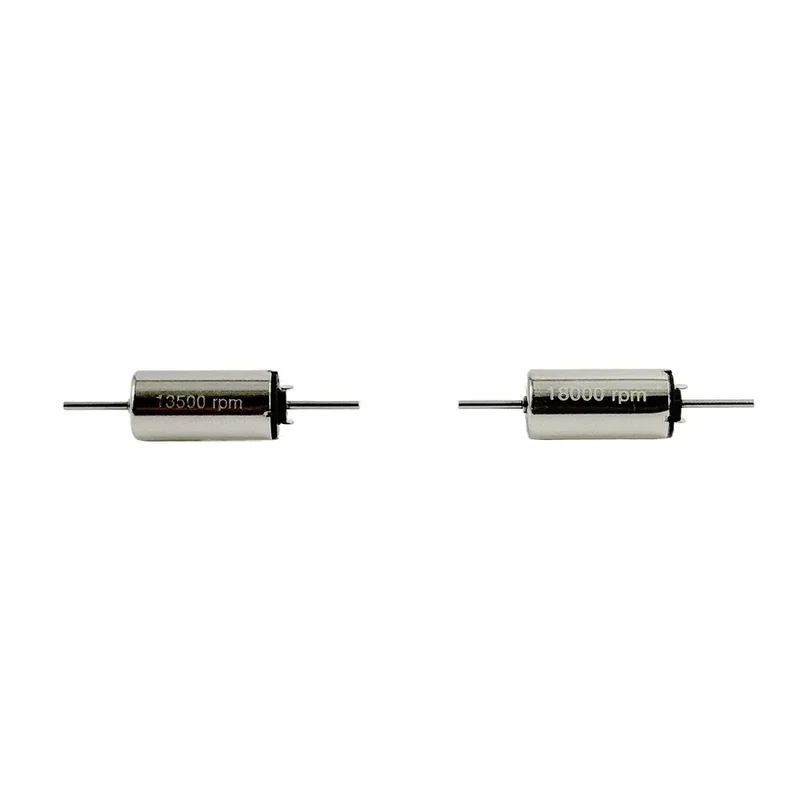 Mini 0816 Dual Axis 8mm Micro Motor DC 12 Volt 13500RPM/18000RPM Hollow Cups High Speed Strong Magnetic 1mm Diameter Shaft
