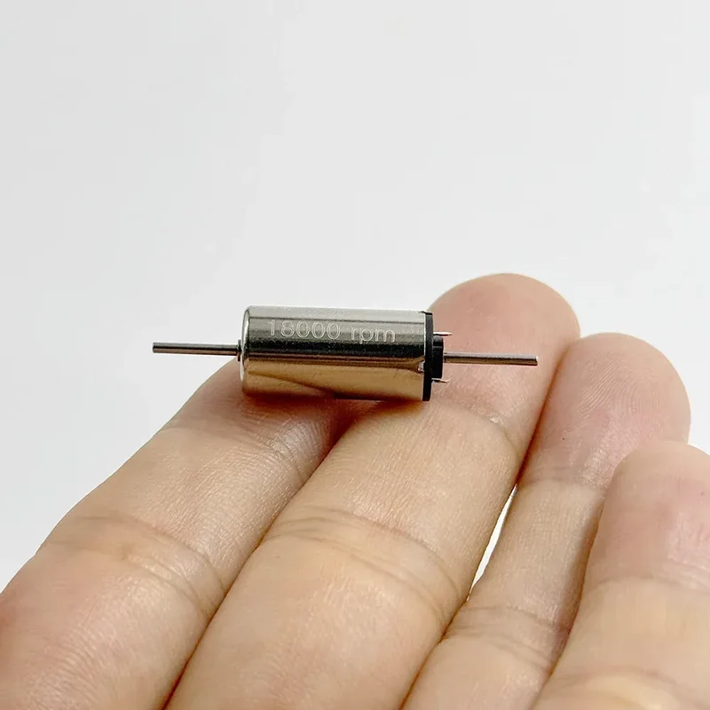 Mini 0816 Dual Axis 8mm Micro Motor DC 12 Volt 13500RPM/18000RPM Hollow Cups High Speed Strong Magnetic 1mm Diameter Shaft