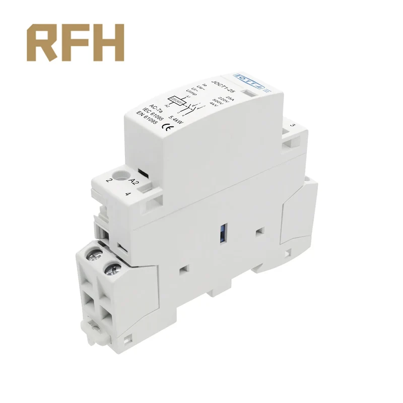 2P 16A/20A/25A 220V/230V 50/60Hz Din Rail Household AC Contactor 1NO 1NC/2NO/2NC For Smart Home