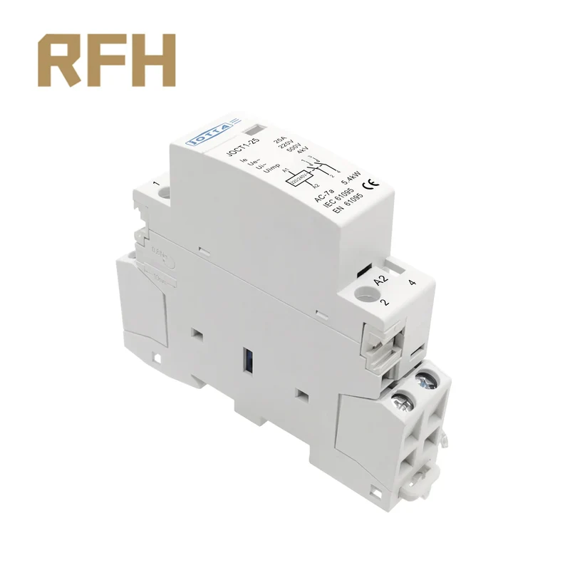 2P 16A/20A/25A 220V/230V 50/60Hz Din Rail Household AC Contactor 1NO 1NC/2NO/2NC For Smart Home