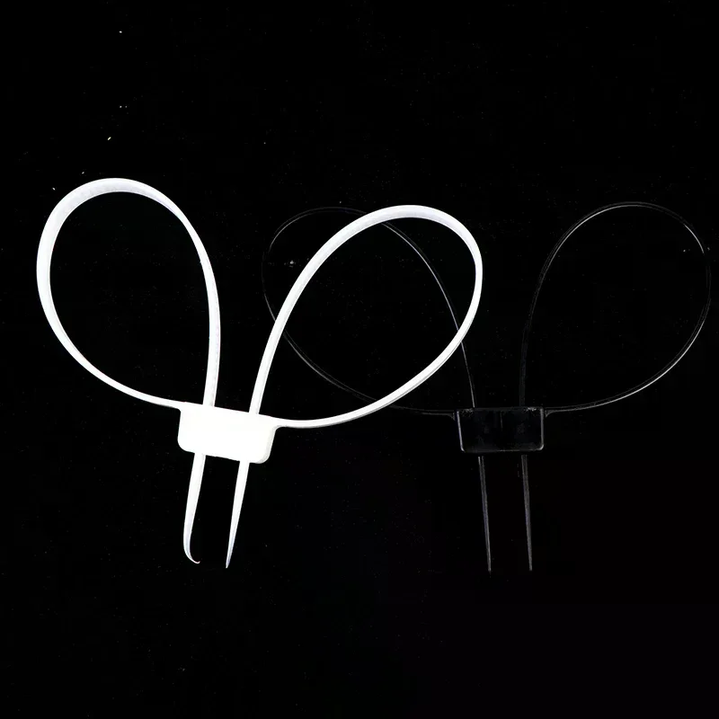 1Pc Plastic Police Handcuffs Double Flex Cuff Handcuffs Zip Tie Nylon Cable Ties