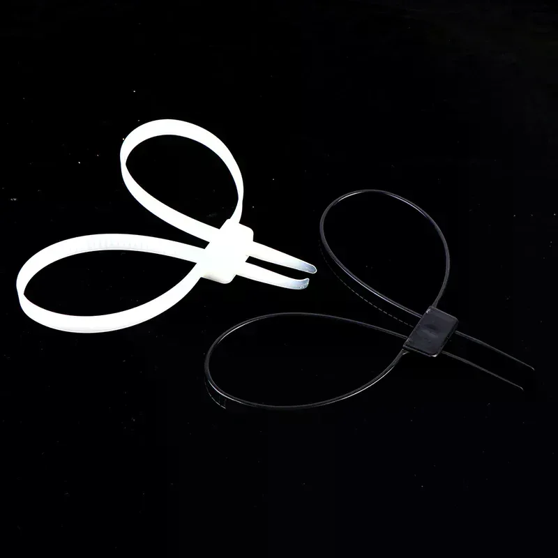 1Pc Plastic Police Handcuffs Double Flex Cuff Handcuffs Zip Tie Nylon Cable Ties