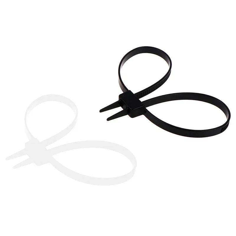 1Pc Plastic Police Handcuffs Double Flex Cuff Handcuffs Zip Tie Nylon Cable Ties