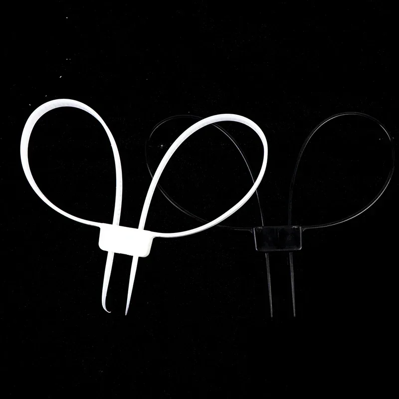 1Pc Plastic Police Handcuffs Double Flex Cuff Handcuffs Zip Tie Nylon Cable Ties