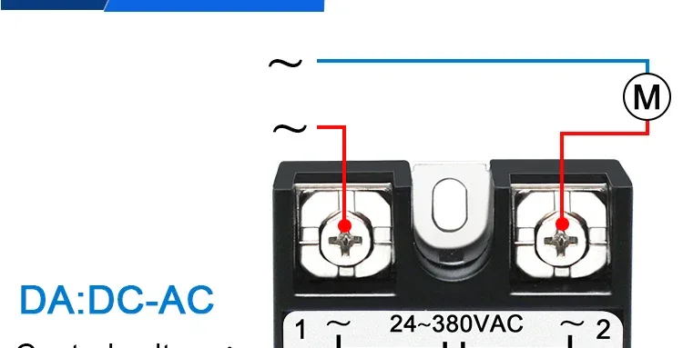 LCTC 10PCS SSR 10A 25A 40A 50A 60A 80A 100A Solid State Relay DC To AC AC To AC DC To DC Single Phase Control Relay