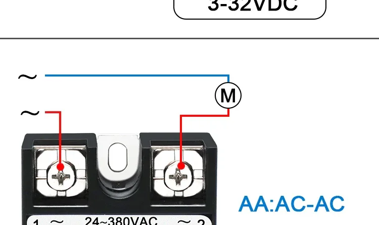 LCTC 10PCS SSR 10A 25A 40A 50A 60A 80A 100A Solid State Relay DC To AC AC To AC DC To DC Single Phase Control Relay
