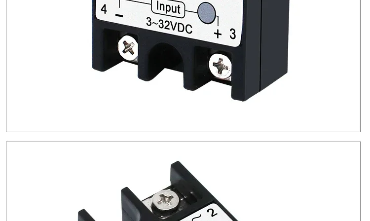 LCTC 10PCS SSR 10A 25A 40A 50A 60A 80A 100A Solid State Relay DC To AC AC To AC DC To DC Single Phase Control Relay