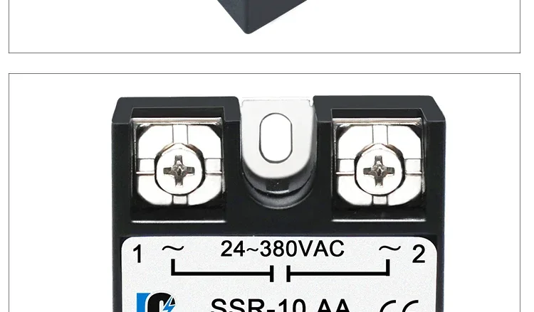 LCTC 10PCS SSR 10A 25A 40A 50A 60A 80A 100A Solid State Relay DC To AC AC To AC DC To DC Single Phase Control Relay