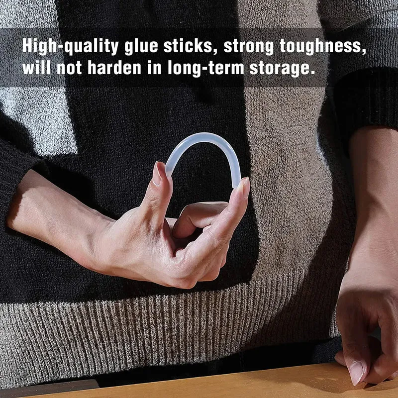 500g Hot Melt Glue Stick With a Diameter Of 7mm 11mm And a Length Of 10cm 15cm Clear Adhesive Glue Sticks for DIY Sealing Repair
