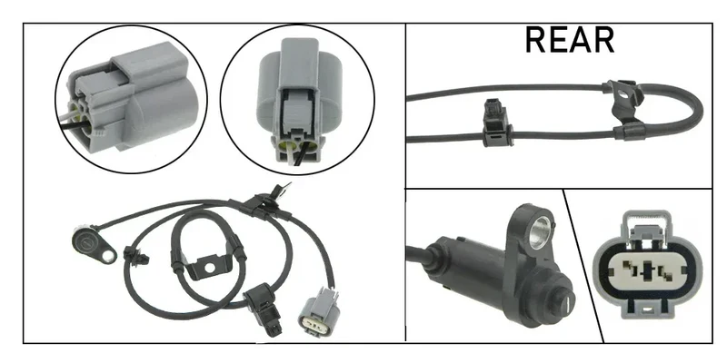 ABS Wheel Speed Sensor Front For Mitsubishi Pajero Montero Sport II 2008-2017 L200 Triton IV MN102573 MN102574 MN102577 MN102578