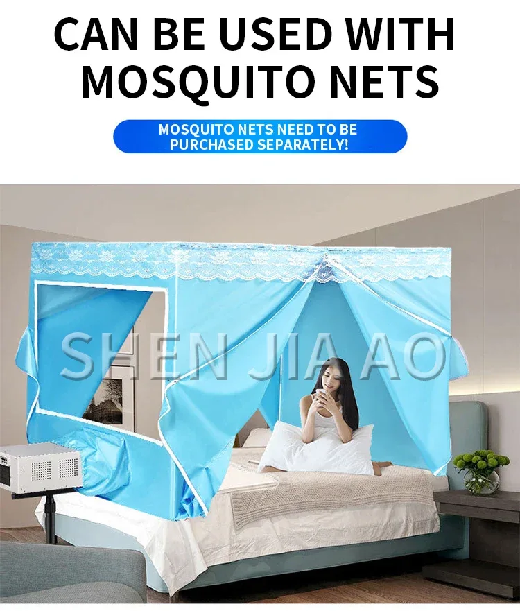 220V Mobile Small Air Conditioner 7m²Space Drainage-free Remote Control Power Saving Mini Cooling Heating Air Refrigerator 400W