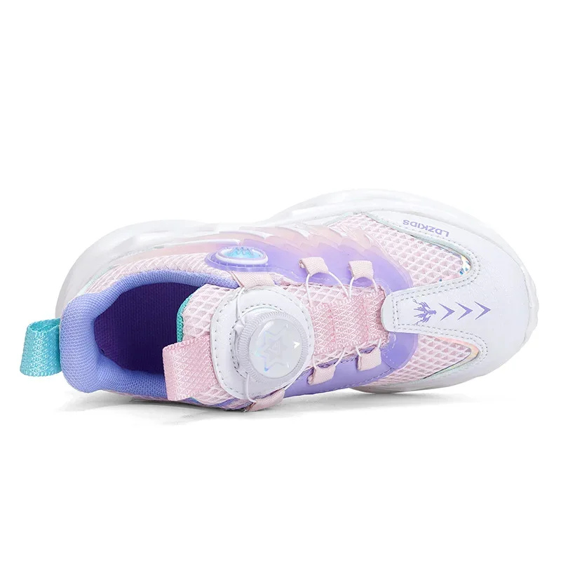 Summer Breathable Sport Shoes for Children Girls Casual Student School Walking Shoes Anti-slip Fashion Tenis Footwear