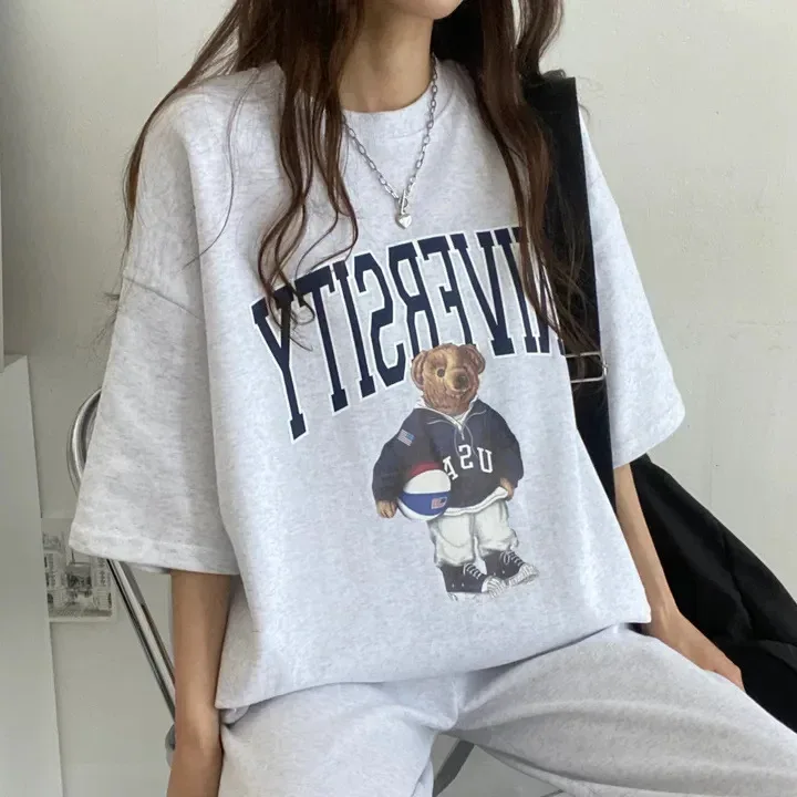 Cartoon Long Sleeve Tracksuits autumn Fashion Casual Sportswear Two Piece Pants Sets Female Large Size Women Suits 2024