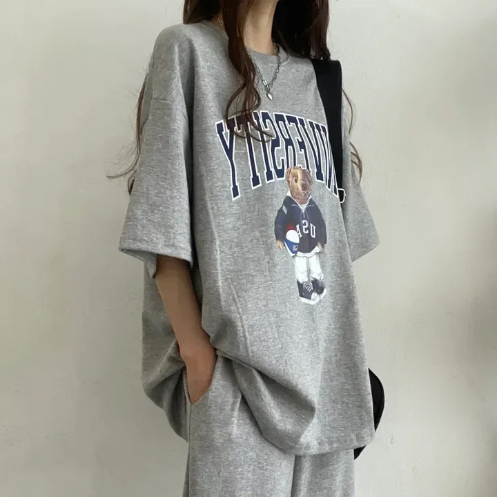 Cartoon Long Sleeve Tracksuits autumn Fashion Casual Sportswear Two Piece Pants Sets Female Large Size Women Suits 2024