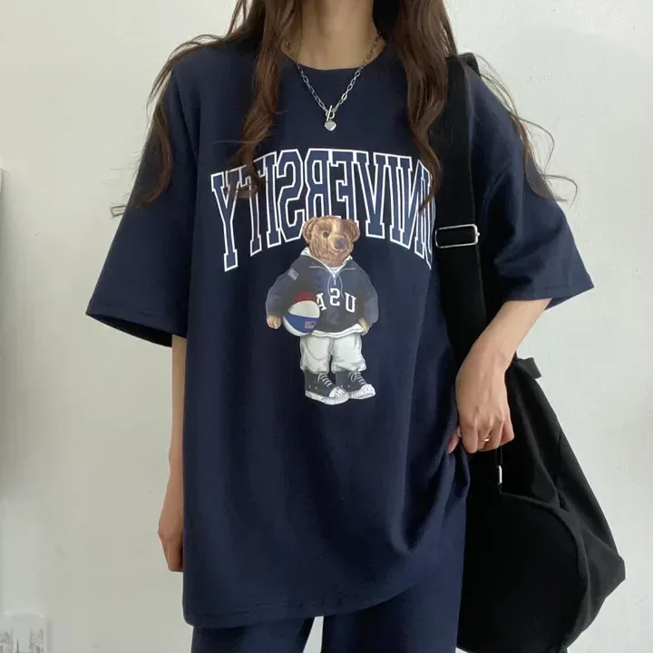 Cartoon Long Sleeve Tracksuits autumn Fashion Casual Sportswear Two Piece Pants Sets Female Large Size Women Suits 2024
