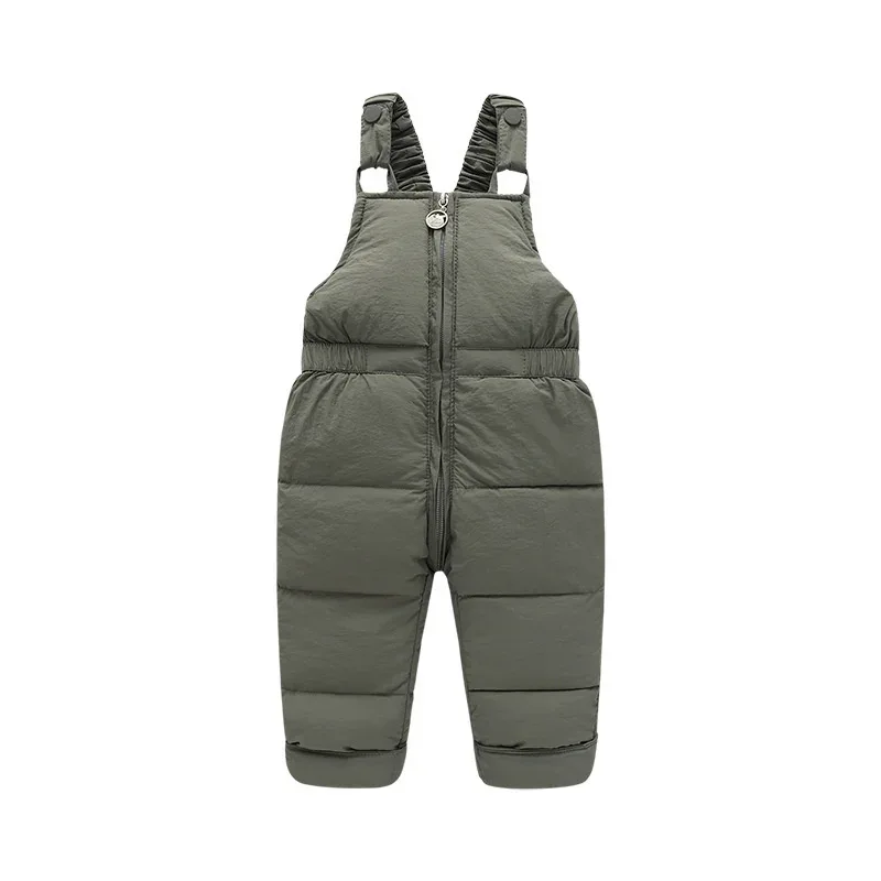 Children Thicken Warm Rompers Boys Girls Autumn Winter Down Pants Kids High Quality Down Trousers Baby Casual Cotton Trousers