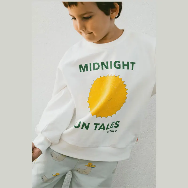 Children Sweatshirts Long Sleeve Tops for Kids Cartoon Boys T-shirts Spring Autumn Girls Pullovers Toddler Outfits Baby Tees