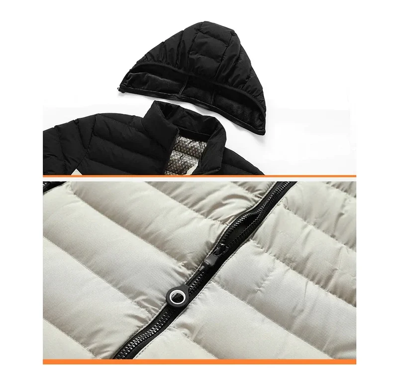 Winter Men's Bomber Padded Jacket Casual Men Cotton Thicken Warm Hooded Parkas Coats Male Thermal Windbreaker Jackets Clothing