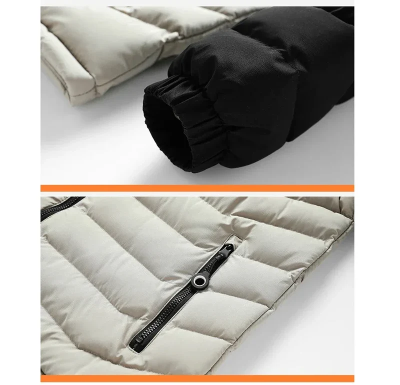 Winter Men's Bomber Padded Jacket Casual Men Cotton Thicken Warm Hooded Parkas Coats Male Thermal Windbreaker Jackets Clothing