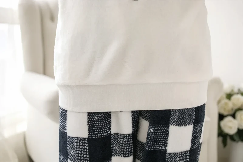 Women Pajamas Autumn Winter Flannel Warm Woman Sleepwear Korean cute Cartoon Pajama Set Fashion Pijama Mujer Home Cloth Pyjamas