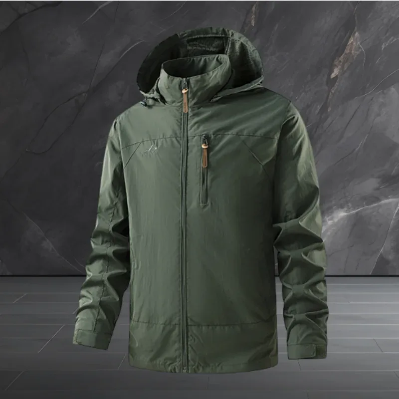 Large M-5XL Cross border Autumn/Winter Outdoor Single layer Windproof Stormtrooper Hoodie Casual Stormtrooper Sport Jacket Mount