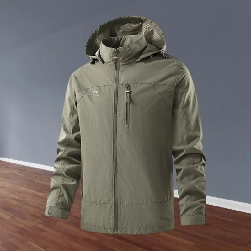 Large M-5XL Cross border Autumn/Winter Outdoor Single layer Windproof Stormtrooper Hoodie Casual Stormtrooper Sport Jacket Mount