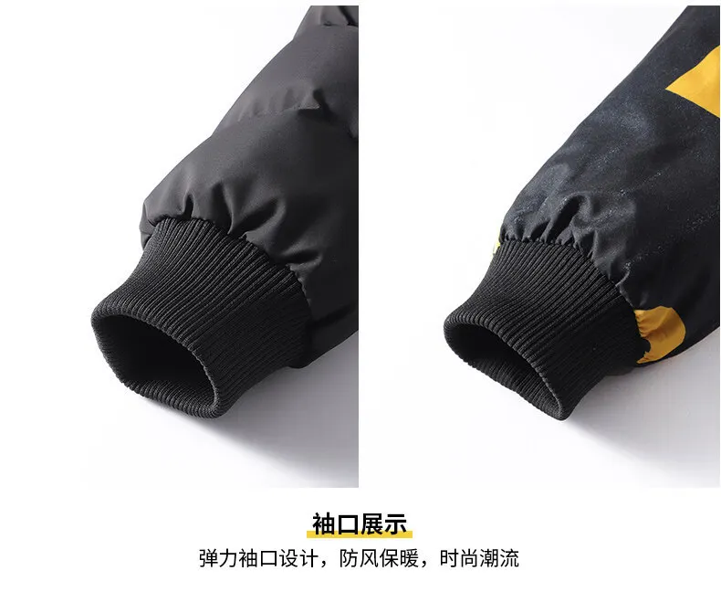 Men Autumn Winter Cotton Jacket Warm Comfortable Padded Thickened Down Jacket 2024 New Double-Sided Clothes Removable Cap M-5XL