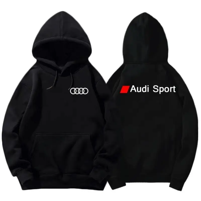 Audi Car Performance Car Department Modified Culture RS Peripheral Casual Men and Women Pullover Hoodie Sweater