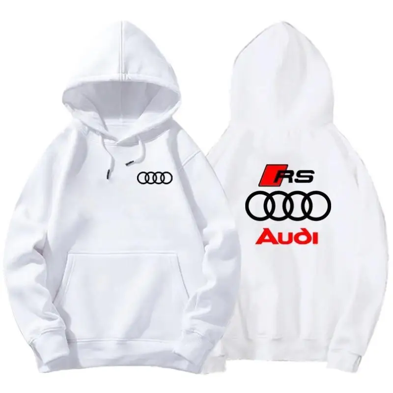 Audi Car Performance Car Department Modified Culture RS Peripheral Casual Men and Women Pullover Hoodie Sweater