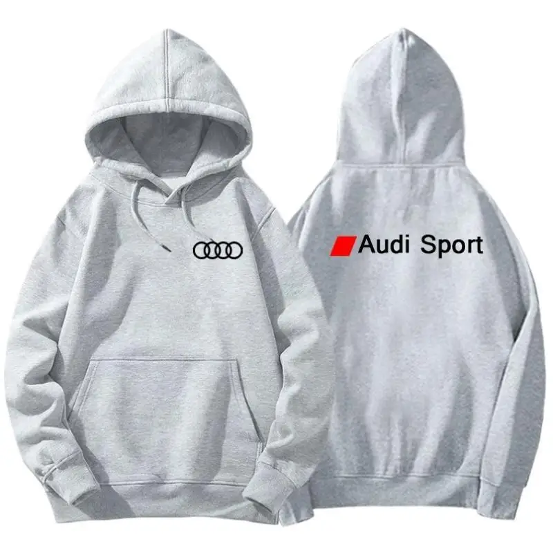 Audi Car Performance Car Department Modified Culture RS Peripheral Casual Men and Women Pullover Hoodie Sweater