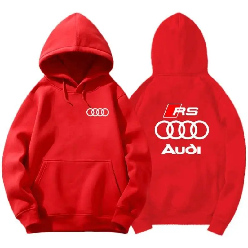 Audi Car Performance Car Department Modified Culture RS Peripheral Casual Men and Women Pullover Hoodie Sweater