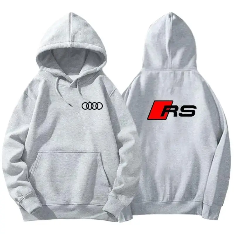 Audi Car Performance Car Department Modified Culture RS Peripheral Casual Men and Women Pullover Hoodie Sweater