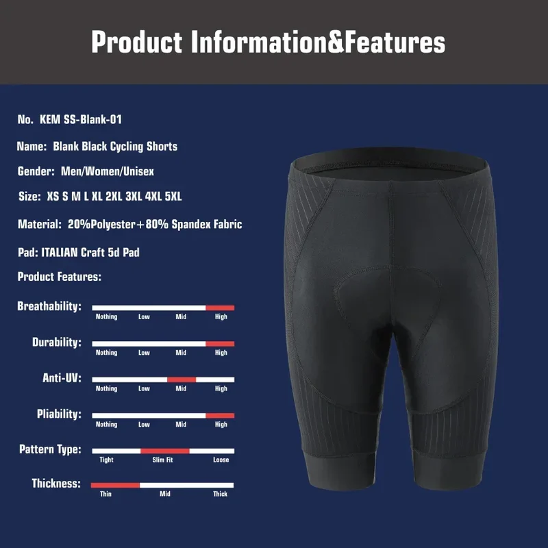 KEMALOCE Cycling Shorts MTB Men Shorts 2022 Summer Cycling Trousers Women Bicycle Short Tights Pro Bike Bicycle Team