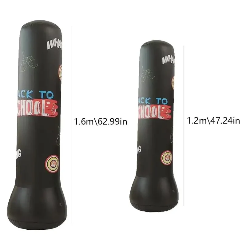 1.2/1.6M Children's Inflatable Punching Bag Gym Fitness Boxing Training Sandbag Stress Relief Toys For Adults Thickened Tumbler