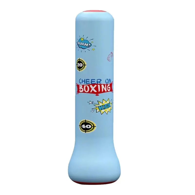1.2/1.6M Children's Inflatable Punching Bag Gym Fitness Boxing Training Sandbag Stress Relief Toys For Adults Thickened Tumbler