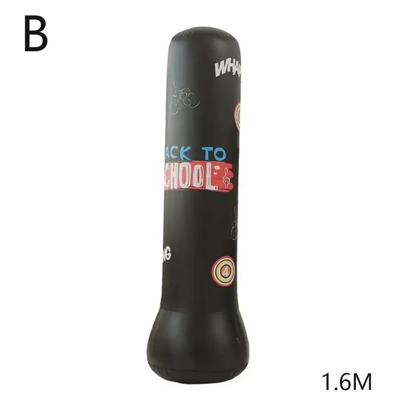 1.2/1.6M Children's Inflatable Punching Bag Gym Fitness Boxing Training Sandbag Stress Relief Toys For Adults Thickened Tumbler