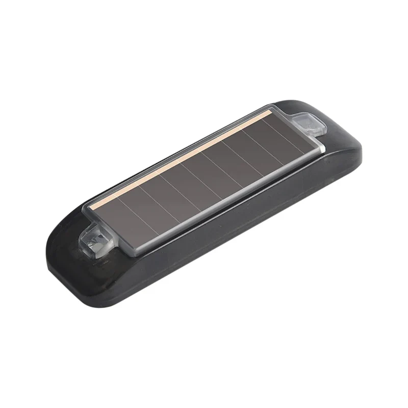 Mini LED Solar Power Car Warning Light Night Security Simulated Alarm Wireless Anti-Theft Caution Lamp Flashing Dummy Alarm Lamp