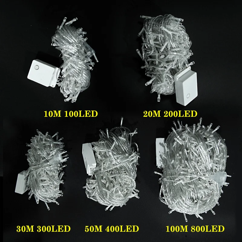 LED Garland String Lights 2m10m Christmas Tree Wedding Decoration Light Waterproof Fairy Lamp Indoor Outdoor Holida Lighting