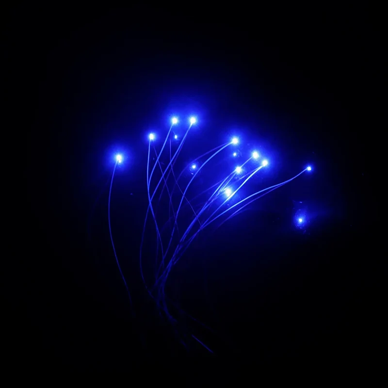10pcs/Lot Micro Litz Wired Chip 60cm 3V Railway Model For Gundam Scenes 0402 SMD Lamp Wired Micro Led Pre-Soldered Lamp