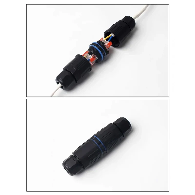 1PCS IP68 Electrical Waterproof Wire Connector Cable 2Pin 3Pin 4Pin 5Pin Quick Push In Terminal Block Connector LED Lamp