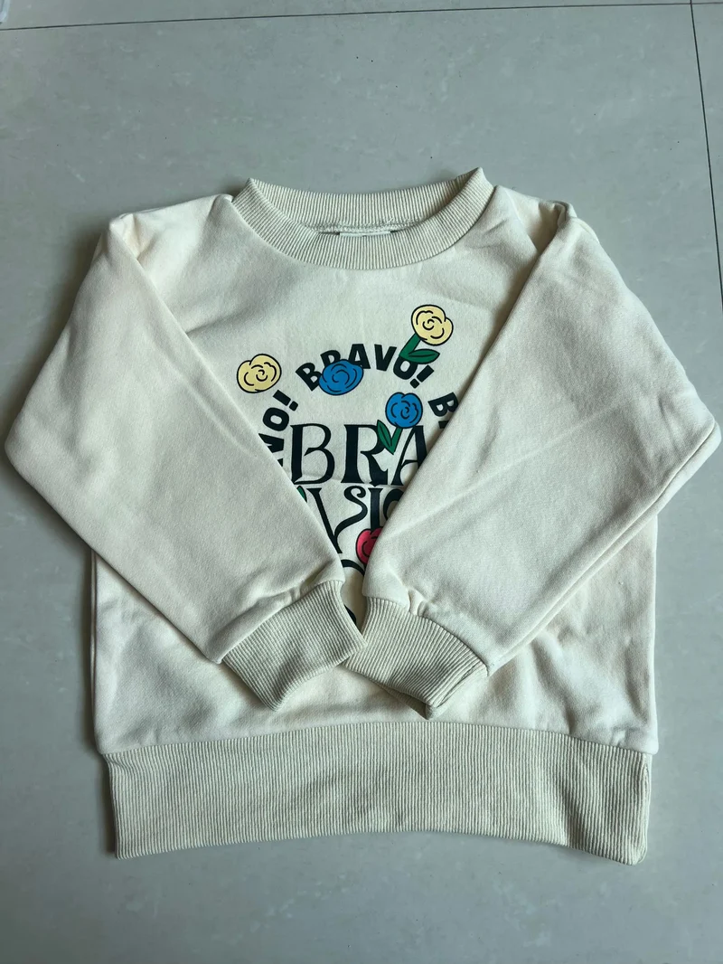 2025 Autumn Kids Sweaters Printed Girl Boy Casual Sweatshirts Long Sleeve Children Pullover Pant Set Clothes