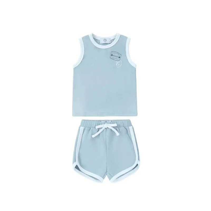 AP SS26 Ringer stamp jersey cotton collection summer boys girls fashion casual clothing dress set shirt family matching clothes