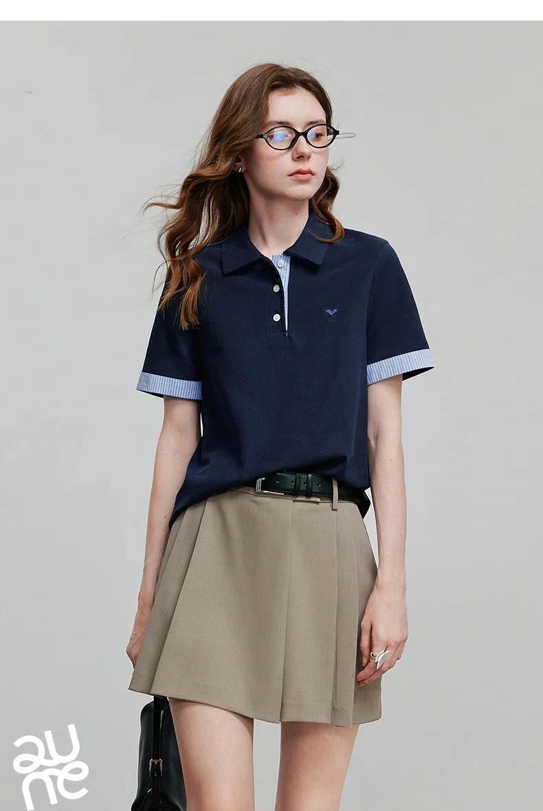 TOYOUTH Women Short Sleeve T shirt 2025 Spring New Tops 8521007