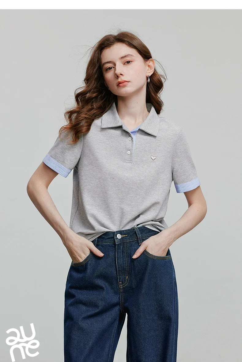 TOYOUTH Women Short Sleeve T shirt 2025 Spring New Tops 8521007